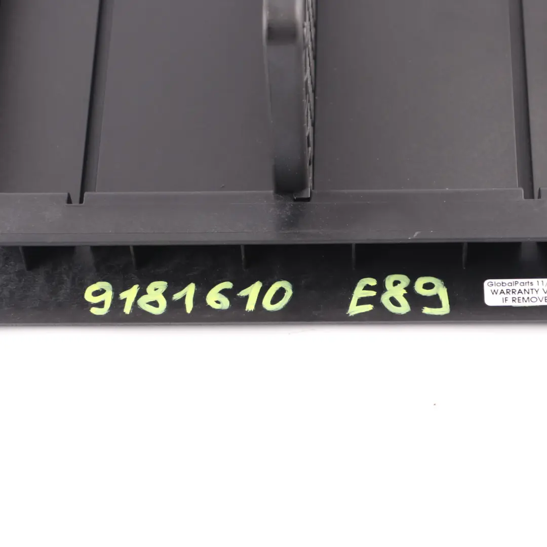 BMW Z4 E89 Storage Compartment Oddments Tray Interior Cover Black - SKU 9181610 - Part number 9181610