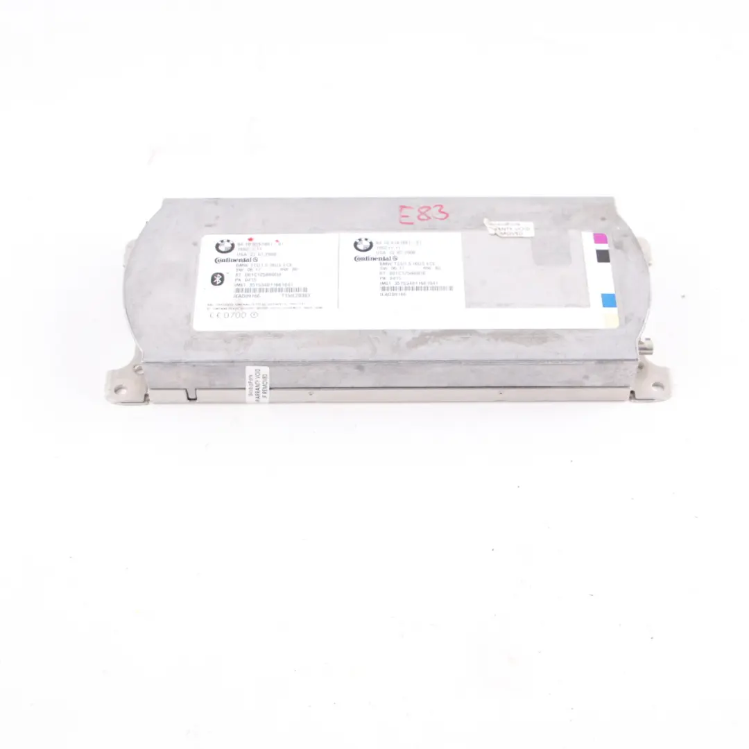 Telematics Bluetooth Module de l'unité de contrôle pour BMW X3 E83 à propos du numéro de pièce 9181881 BMW X3 E83 Telematics Bluetooth Module de l'unité de contrôle - SKU 9181881 - Numéro de pièce 9181881