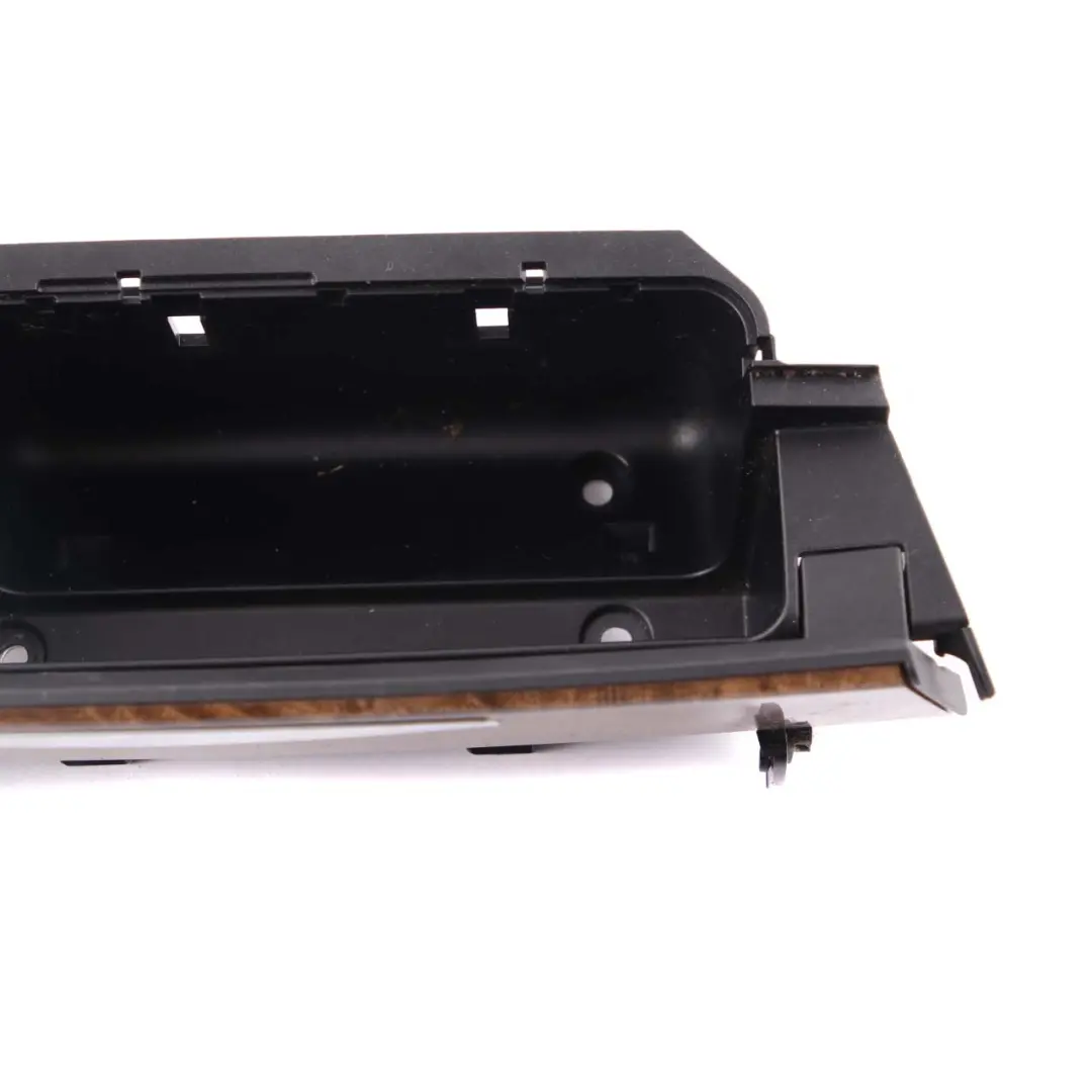 Centre Console Ashtray BMW F01 F02 F03 Ash Tray Storage Wood Walnut to with Part number 9182502 Centre Console Ashtray BMW F01 F02 F03 Ash Tray Storage Wood Walnut - SKU 9182502-1 - Part number 9182502