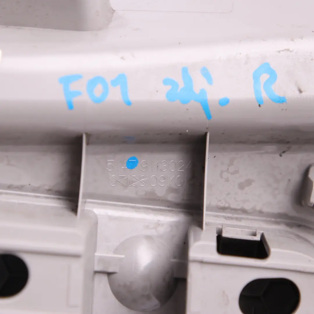 Strip Entrance Inner Rear Right O/S Everest Grey 9113024 to BMW F01 Cover with Part number 9182586 BMW F01 Cover Strip Entrance Inner Rear Right O/S Everest Grey 9113024 - SKU 9182586 - Part number 9182586