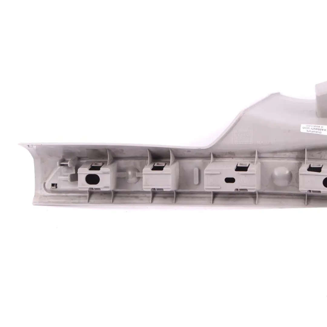 Strip Entrance Inner Rear Right O/S Everest Grey 9113024 to BMW F01 Cover with Part number 9182586 BMW F01 Cover Strip Entrance Inner Rear Right O/S Everest Grey 9113024 - SKU 9182586 - Part number 9182586