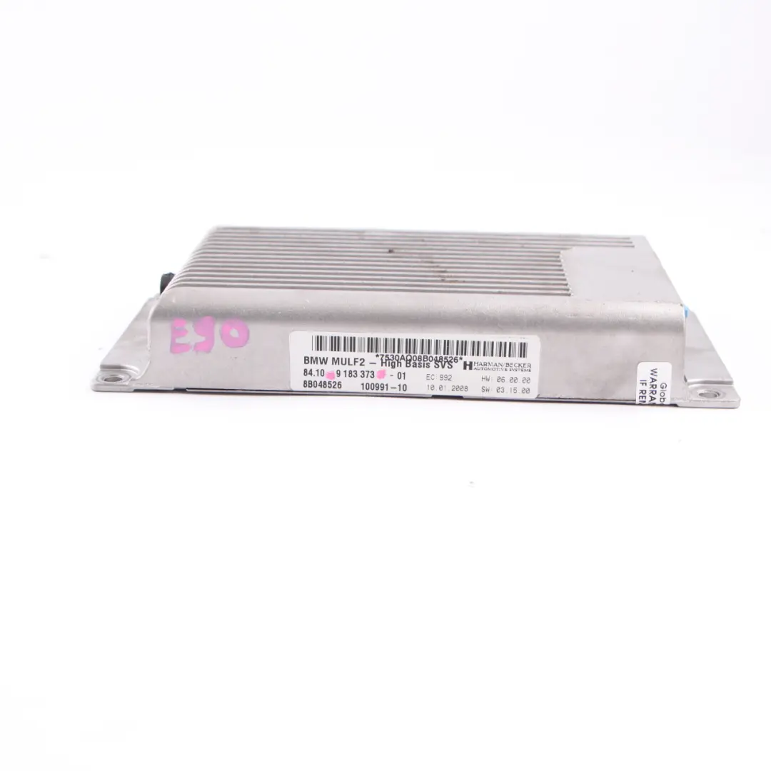 BMW E81 E87 E90 E91 Module Bluetooth Haut Harman Becker MULF2 - SKU 9183373 - Numéro de pièce 9183373