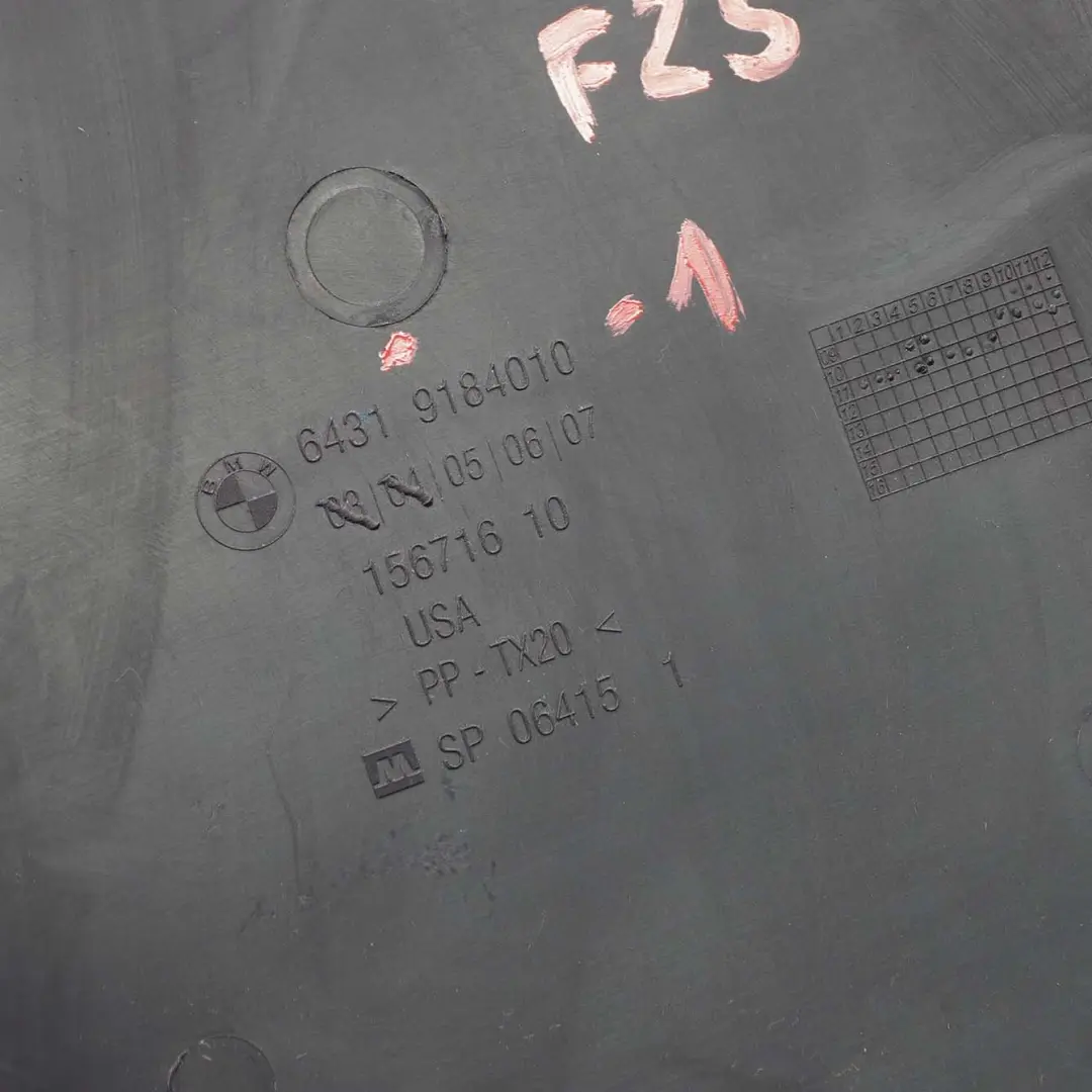 BMW X3 F25 X4 F26 Copertura Scudo Filtro Aria Box Microfiltro Pannello - SKU 9184010-1 - Numero di parte 9184010