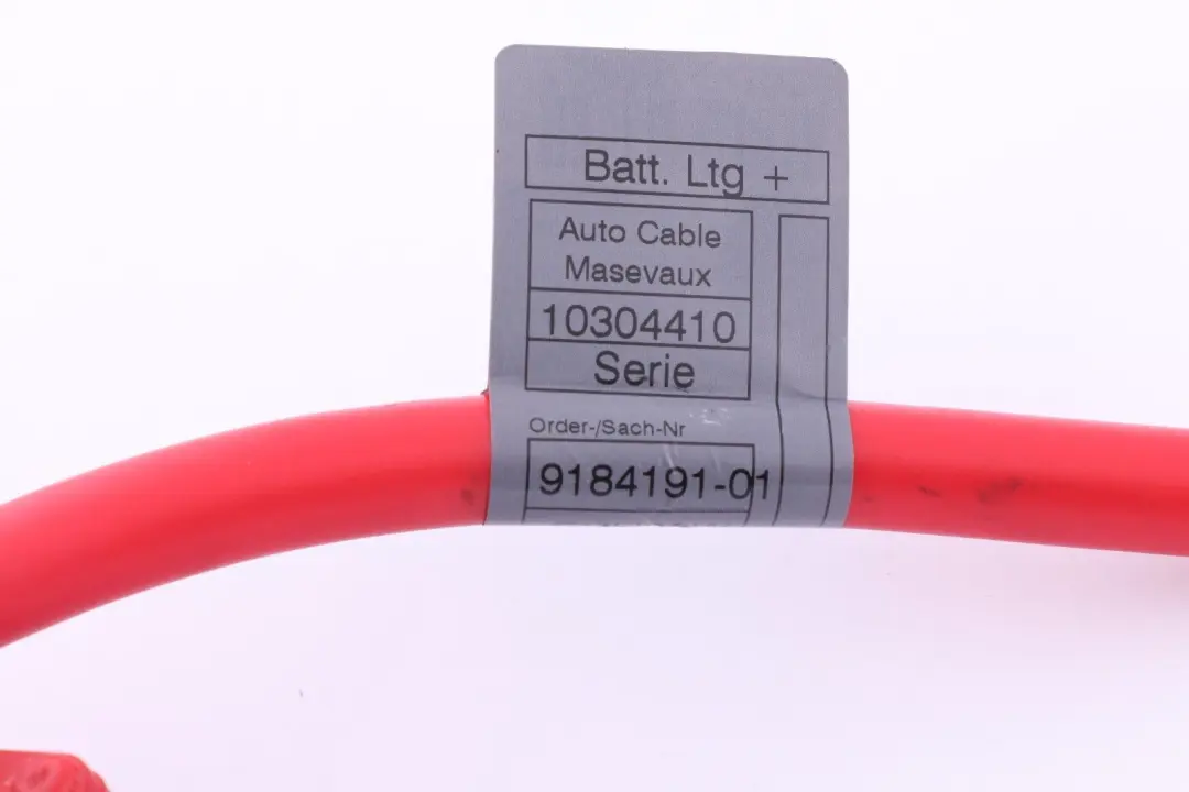 BMW X1 E82 E84 E88 E90 E91 E92 LCI Battery Cable Plus Pole - SKU 9184191 - Part number 9184191