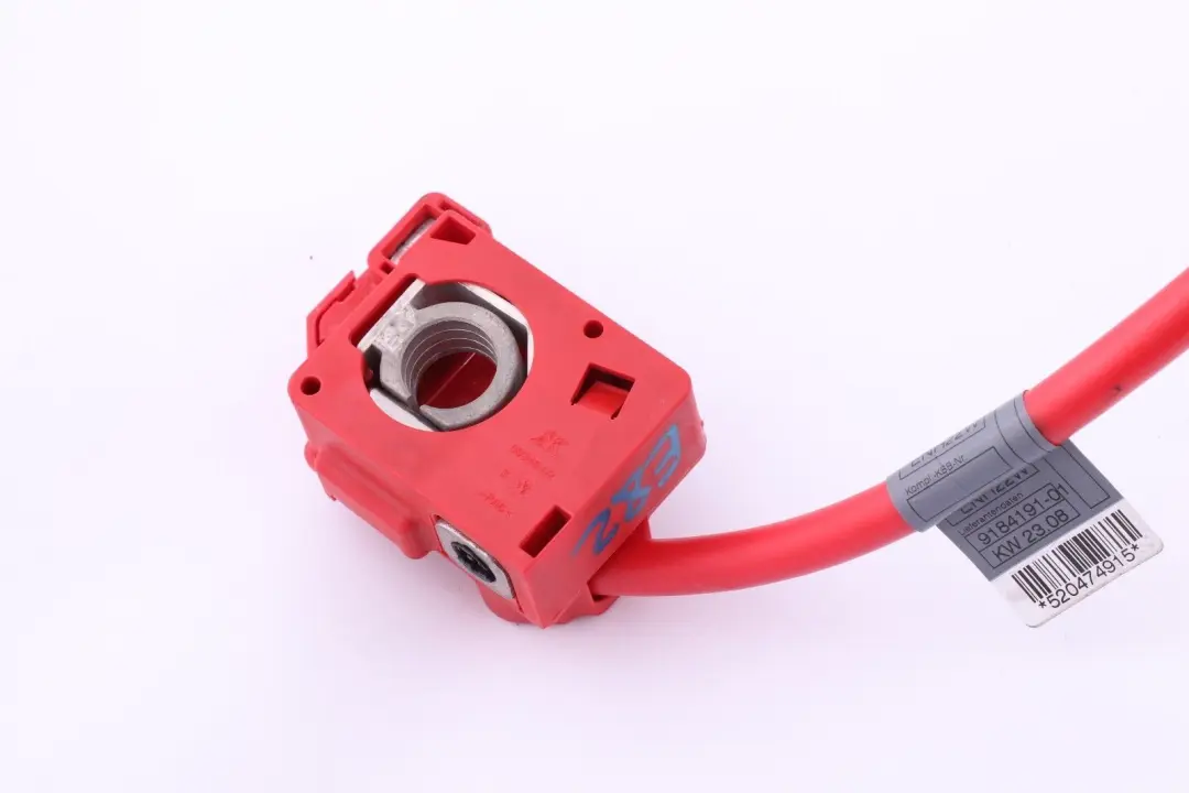 BMW X1 E82 E84 E88 E90 E91 E92 LCI Battery Cable Plus Pole - SKU 9184191 - Part number 9184191