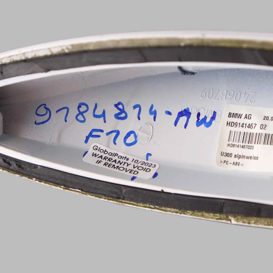 BMW F10 F01 Shark Dachantenne Antennengehäuse Abdeckung leer Alpinweiß - 300 - SKU 9184814-AW - Teilenummer 9184814