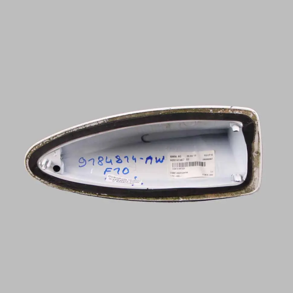 BMW F10 F01 Shark Antena Techo Cubierta Carcasa Antena Vacía Blanco Alpino - 300 - SKU 9184814-AW - Número de pieza 9184814
