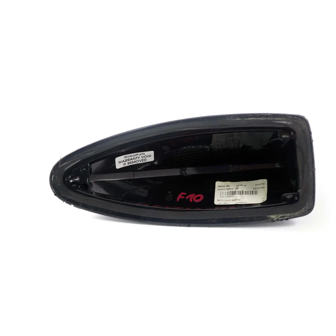 BMW F10 Shark Roof Antenna Aerial Housing Cover Empty Black Sapphire - SKU 9184814-BS - Numéro de pièce 9184814