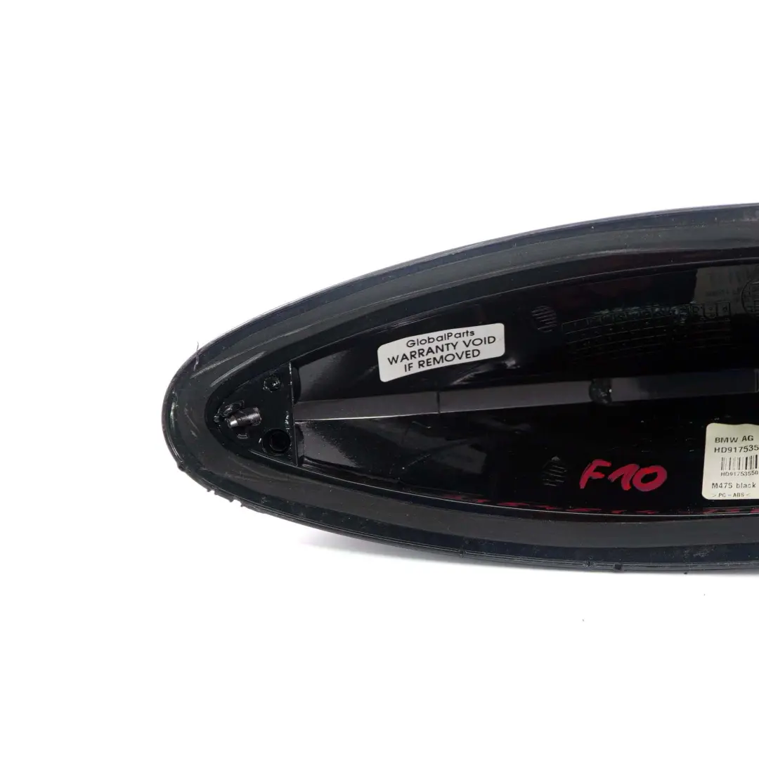 Custodia Vuota Antenna Tetto Copertura Black Sapphire Metallizzato 475 per BMW F10 con numero di parte 9184814 BMW F10 Custodia Vuota Antenna Tetto Copertura Black Sapphire Metallizzato 475 - SKU 9184814-BS - Numero di parte 9184814