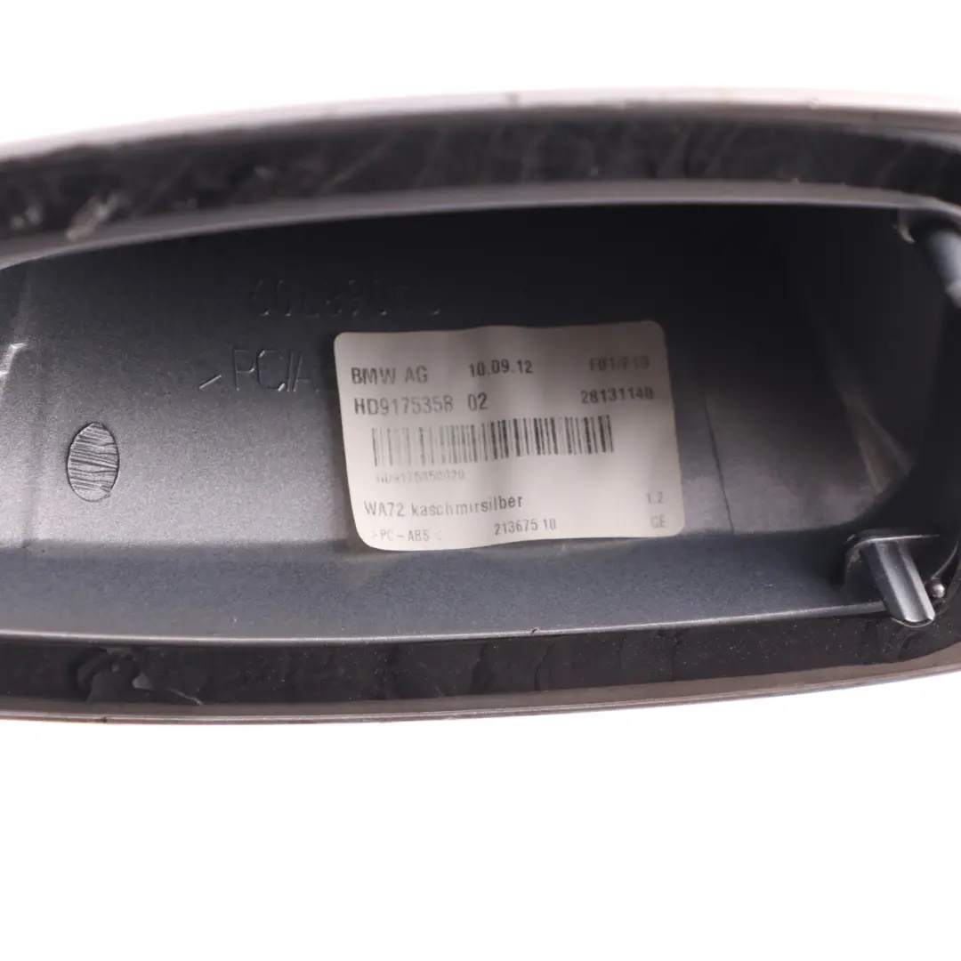 Shark Roof Antenna Aerial Housing Cover Lid Kaschmir Silver - A72 to BMW F10 with Part number 9184814 BMW F10 Shark Roof Antenna Aerial Housing Cover Lid Kaschmir Silver - A72 - SKU 9184814-KAS - Part number 9184814