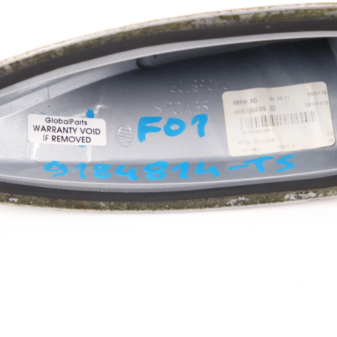  Shark Roof Antenna BMW F10 F01 Aerial Housing Cover Empty Titan Silver - 354 - SKU 9184814-TS - Part number 9184814