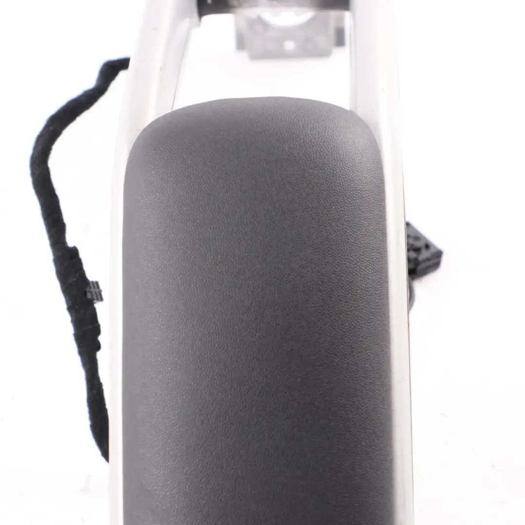 Centre Console Arm Rest Armrest Black Silver Frame 6954274 to Mini R55 R56 R57 LCI with Part number 9185114 Mini R55 R56 R57 LCI Centre Console Arm Rest Armrest Black Silver Frame 6954274 - SKU 9185114-7 - Part number 9185114