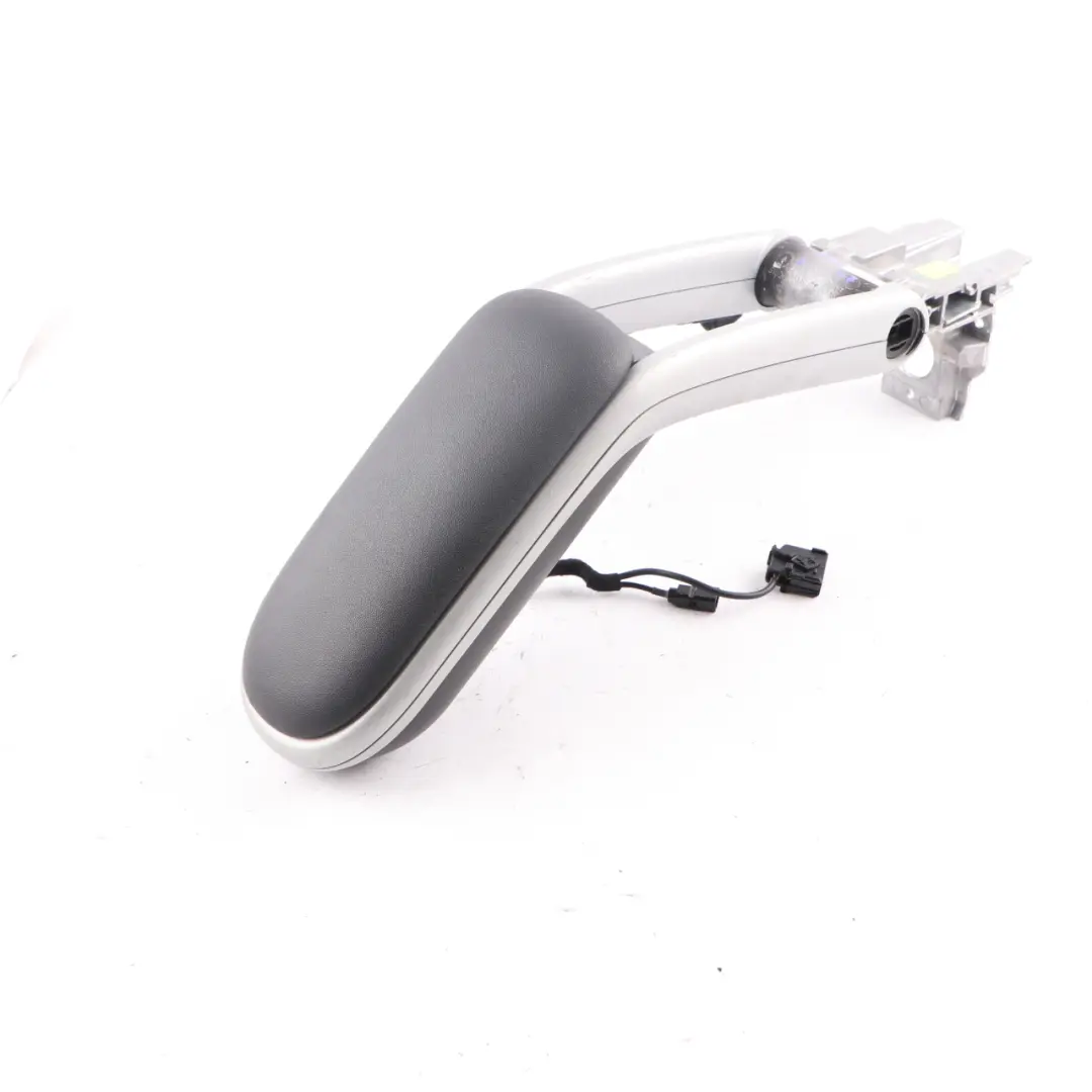 Mini R55 R56 R57 LCI Centre Console Arm Rest Armrest Black Silver Frame 6954274 - SKU 9185114-7 - Part number 9185114