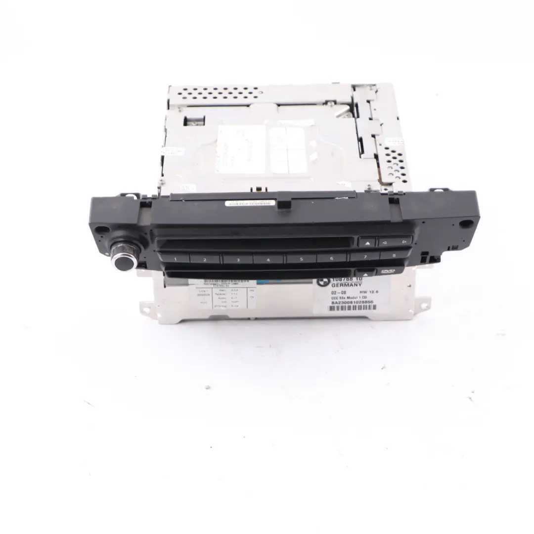 BMW E64 CCC Sat Navigation System CD Player Head Unit - SKU 9185528 - Part number 9185528