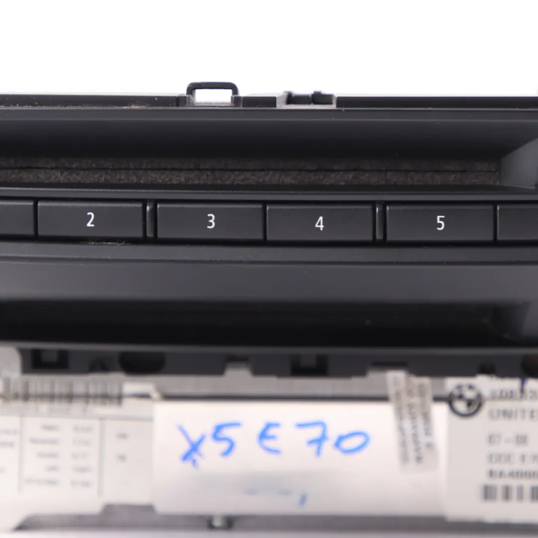 BMW X5 Series E70 CCC Professional Radio CD Player Navigation Unit - SKU 9185542-1 - Part number 9185542