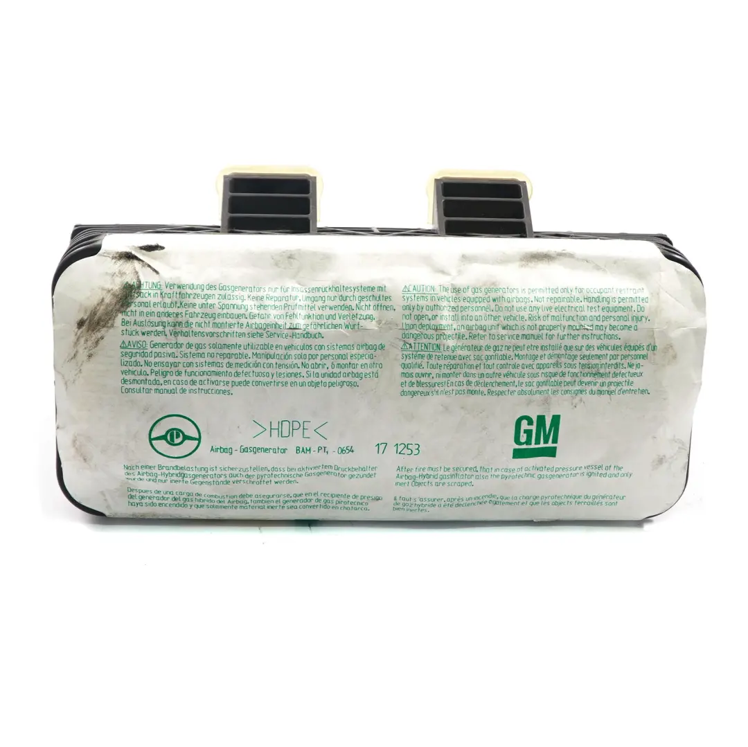 Airbag Delantero Pasajero Airbag Salpicadero para Opel Astra G Zafira A con número de pieza 9185831 Opel Astra G Zafira A Airbag Delantero Pasajero Airbag Salpicadero - SKU 9185831 - Número de pieza 9185831