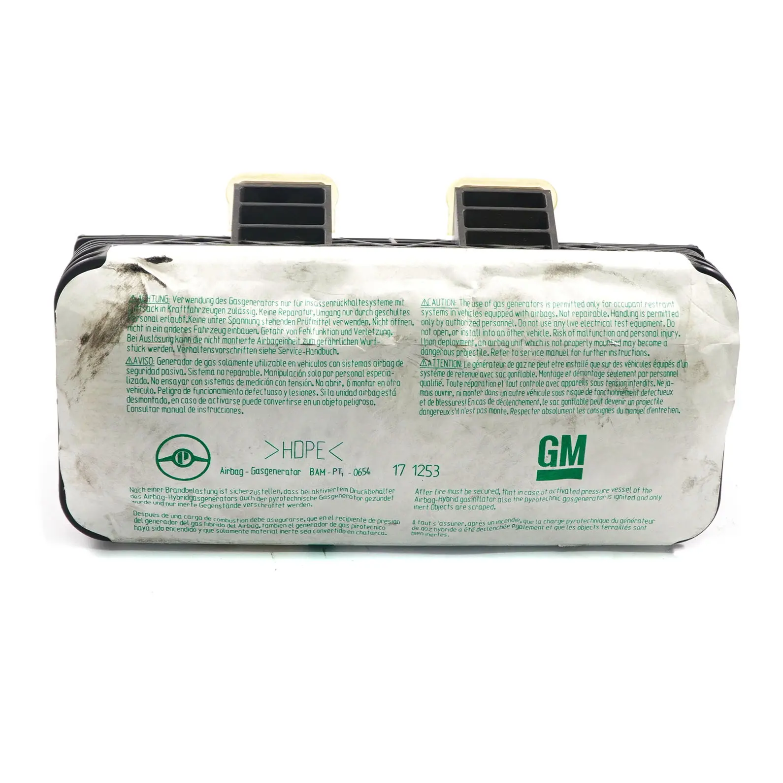 Opel Astra G Zafira A Airbag Delantero Pasajero Airbag Salpicadero 9185831