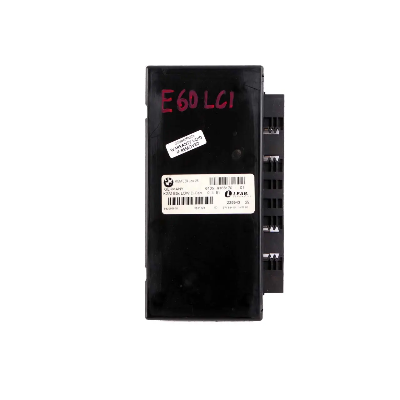 BMW E60 E61 E63 E64 Módulo puerta enlace carrocería Unidad control ECU 9186170