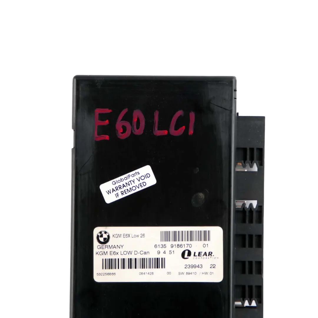 BMW 5 6 Series E60 E61 LCI E63 E64 Body Gateway Module ECU Control Unit - SKU 9186170 - Part number 9221110