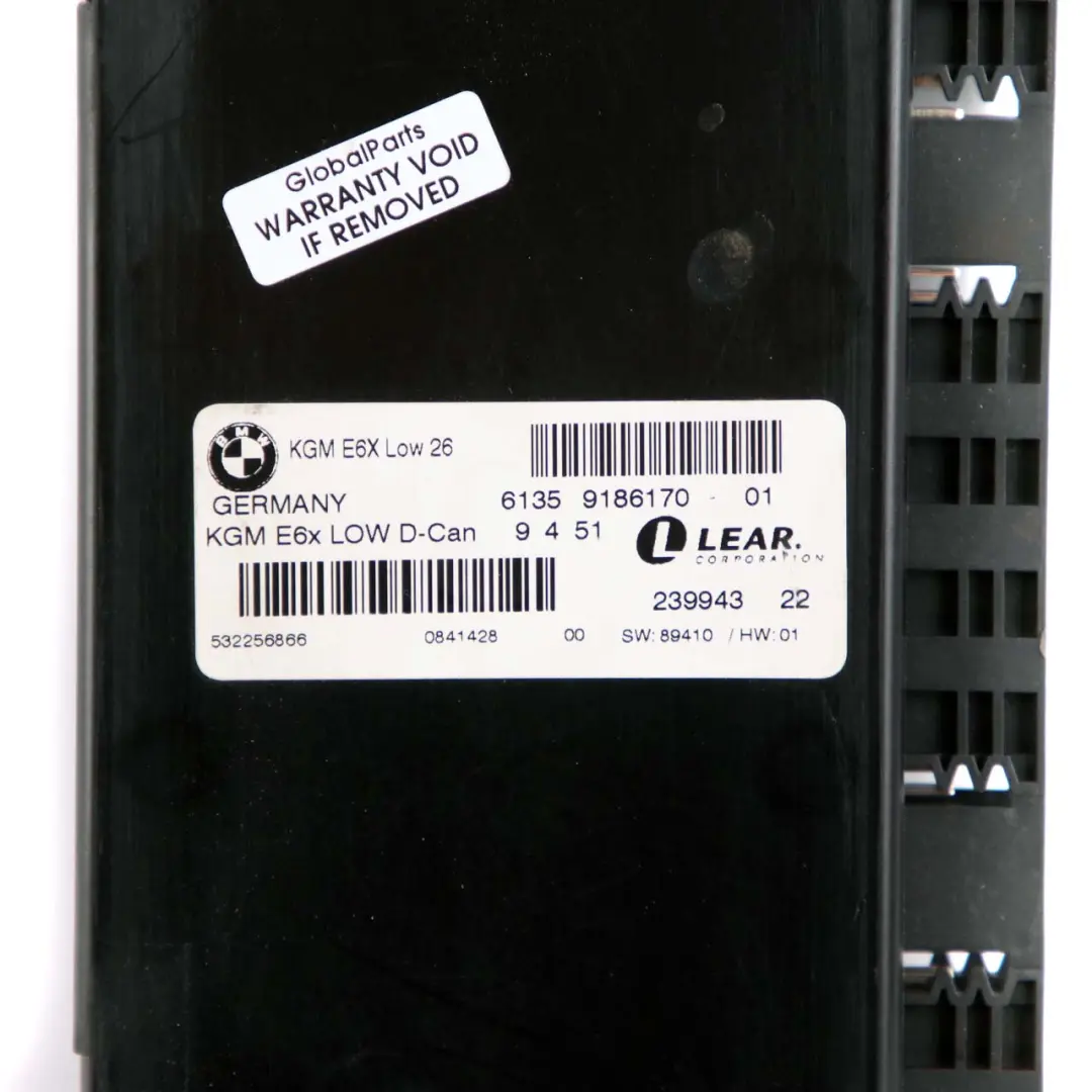 BMW 5 6 Series E60 E61 LCI E63 E64 Body Gateway Module ECU Control Unit - SKU 9186170 - Part number 9221110