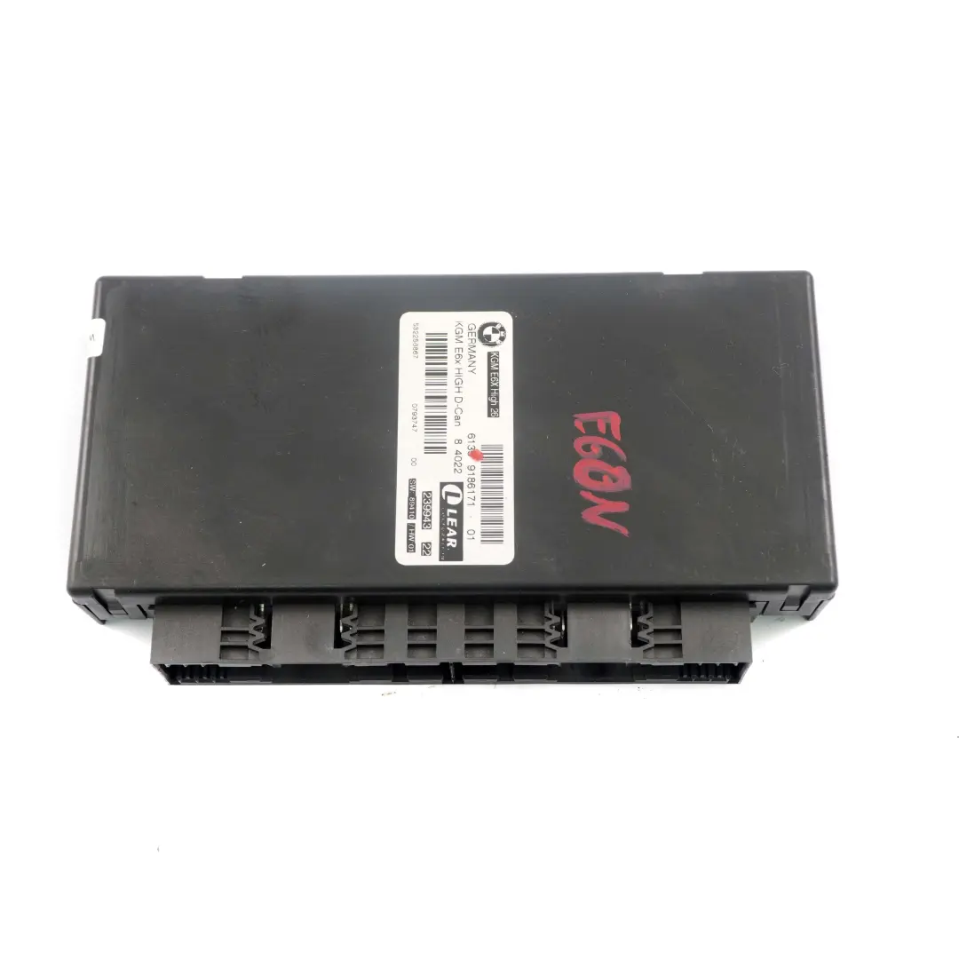 Gateway Karosserie Steuergerät Modul KGM E6X High D-Can Lear für BMW 5 er E60 LCI mit Teilenummer 9186171 BMW 5 er E60 LCI Gateway Karosserie Steuergerät Modul KGM E6X High D-Can Lear - SKU 9186171 - Teilenummer 9186171