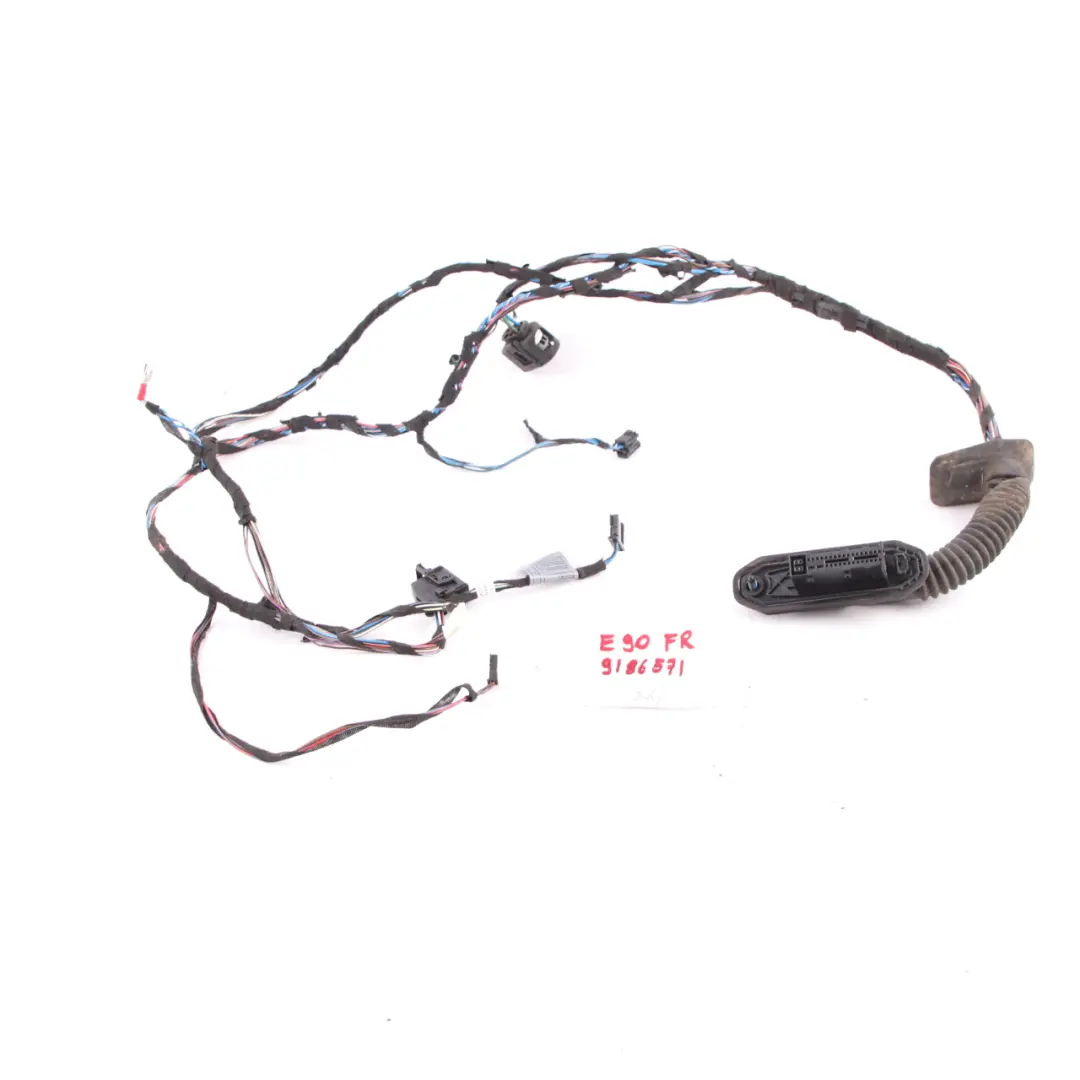 BMW E90 LCI Cablaggio Porta Anteriore Lato Guidatore - SKU 9186571 - Numero di parte 9186571