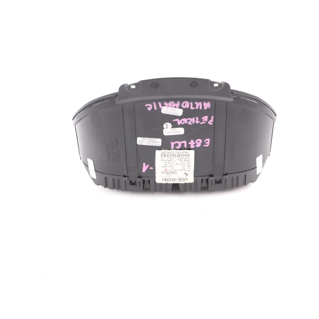 BMW E81 E87 LCI E88 Instrument Cluster Speedo Clocks Petrol Automatic - SKU 9187039-1 - Part number 9187039