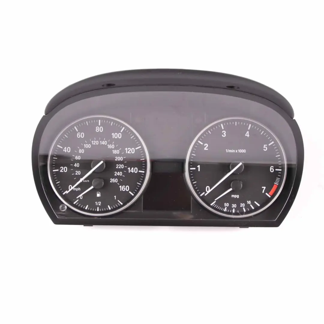 Instrument Cluster BMW E90 E91 E92 Petrol Speedo Clocks MPH Manual to with Part number 9187053 Instrument Cluster BMW E90 E91 E92 Petrol Speedo Clocks MPH Manual - SKU 9187053-2 - Part number 9187053