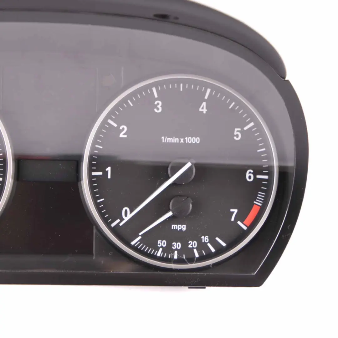 Instrument Cluster BMW E90 E91 E92 Petrol Speedo Clocks MPH Manual to with Part number 9187053 Instrument Cluster BMW E90 E91 E92 Petrol Speedo Clocks MPH Manual - SKU 9187053-2 - Part number 9187053