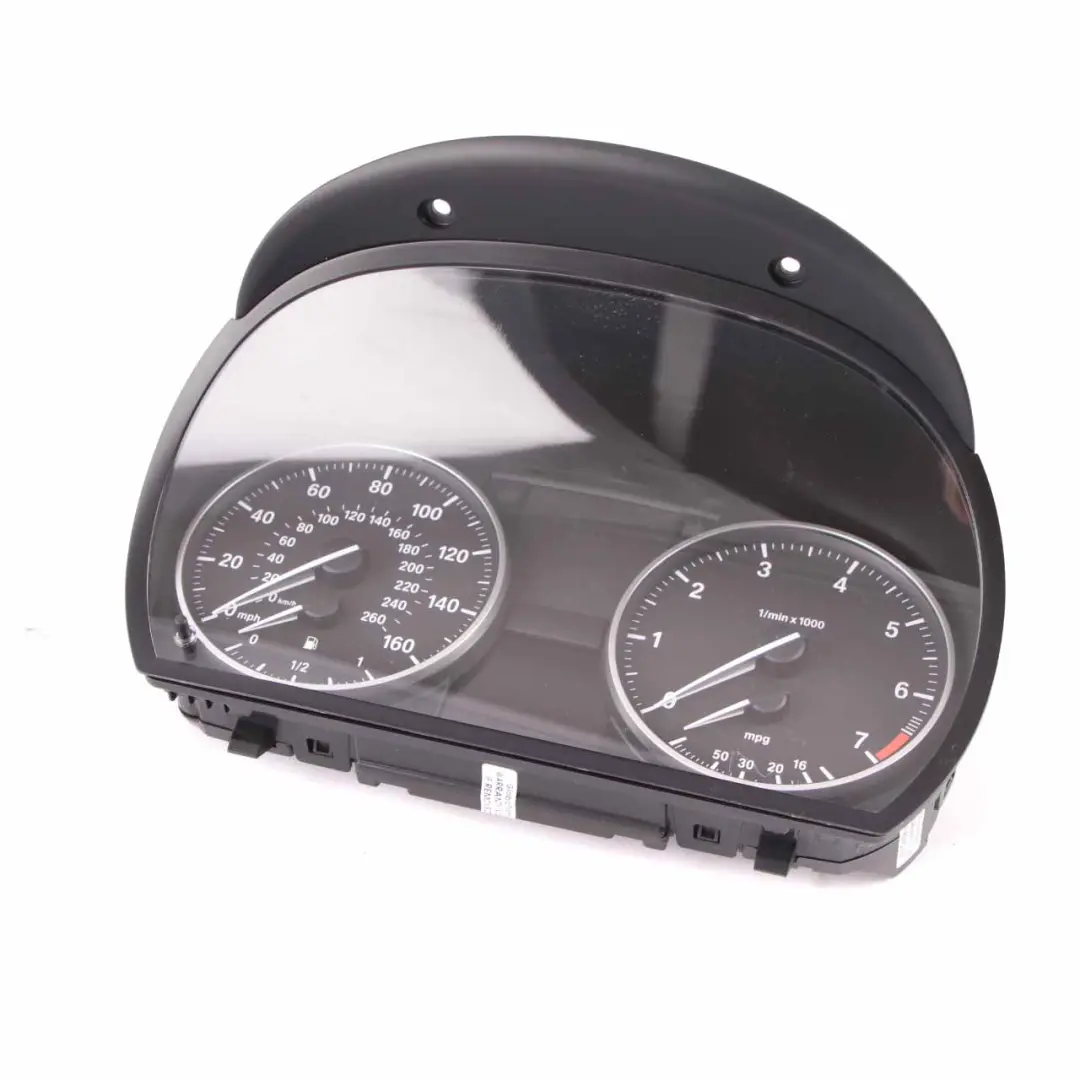 Instrument Cluster BMW E90 E91 E92 Petrol Speedo Clocks MPH Manual to with Part number 9187053 Instrument Cluster BMW E90 E91 E92 Petrol Speedo Clocks MPH Manual - SKU 9187053-2 - Part number 9187053