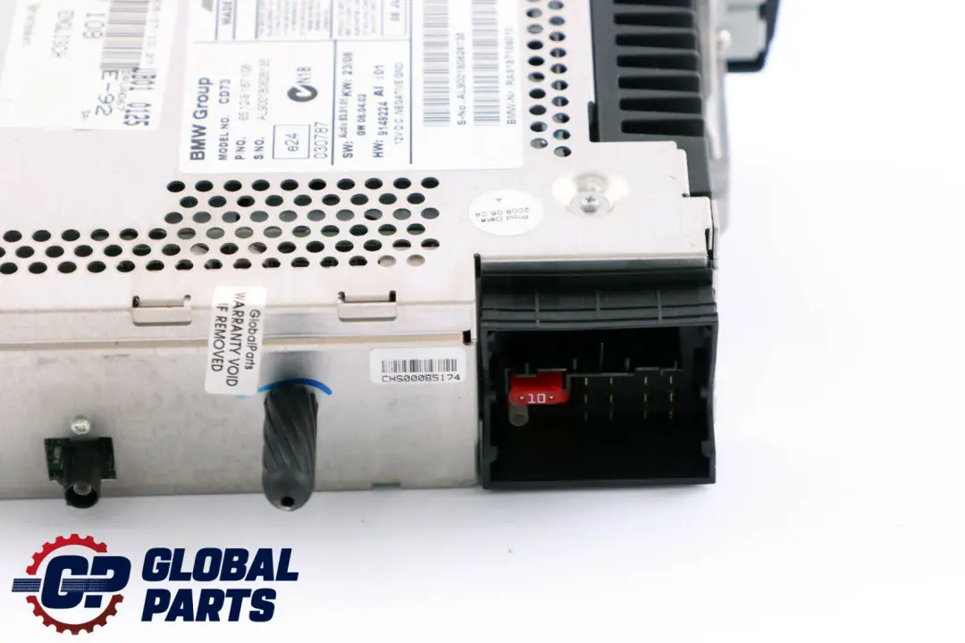  Autoradio Professionnel BMW E81 E82 E87 E88 E89 E90 E91 E92 CD - SKU 9187108 - Numéro de pièce 65129187108