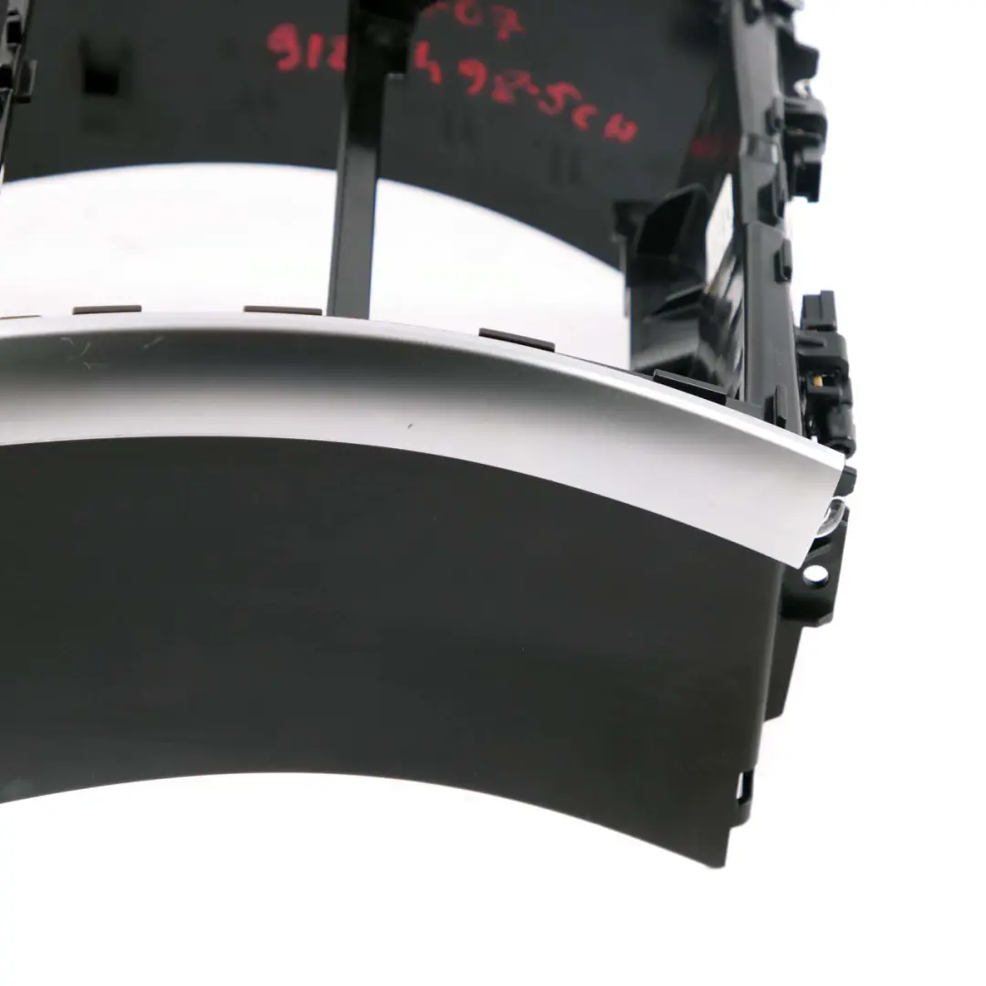 Centre Console Trim Cover Panel Black Chrome to BMW F07 GT Rear with Part number 9187498 BMW F07 GT Rear Centre Console Trim Cover Panel Black Chrome - SKU 9187498 - Part number 9187498