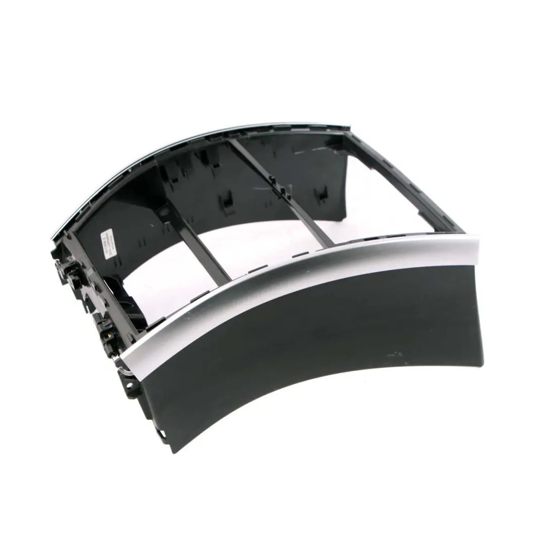 BMW F07 GT Hintere Mittelkonsole Abdeckplatte Schwarz Chrom - SKU 9187498 - Teilenummer 9187498