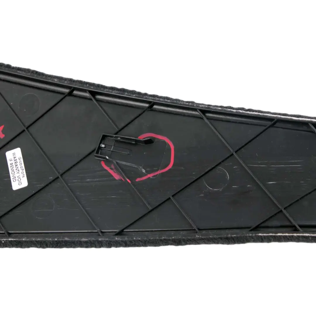 Front Left N/S Centre Console Trim Panel Cover Black to BMW 5 F07 GT with Part number 9187509 BMW 5 F07 GT Front Left N/S Centre Console Trim Panel Cover Black - SKU 9187509 - Part number 9187509