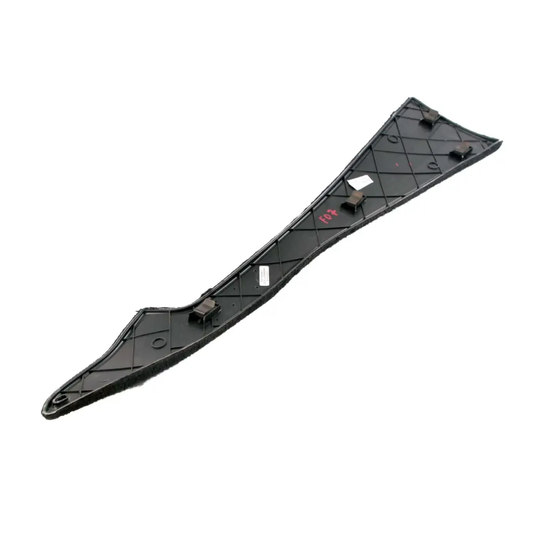 Front Right O/S Centre Console Trim Panel Cover Black to BMW 5 F07 GT with Part number 9187510 BMW 5 F07 GT Front Right O/S Centre Console Trim Panel Cover Black - SKU 9187510 - Part number 9187510