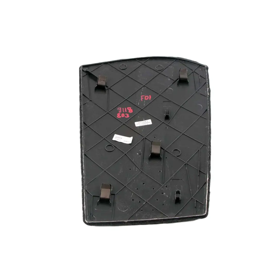 BMW F07 GT Panneau d'habillage console centrale arrière gauche Noir 9178803 - SKU 9187517 - Numéro de pièce 9187517