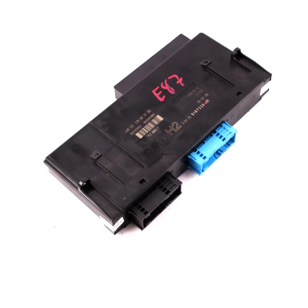 ECU Body Control Module H2 Junction Box PL2 JBBFE II pour BMW E87 à propos du numéro de pièce 9187539 BMW E87 ECU Body Control Module H2 Junction Box PL2 JBBFE II - SKU 9187539-1 - Numéro de pièce 9187539