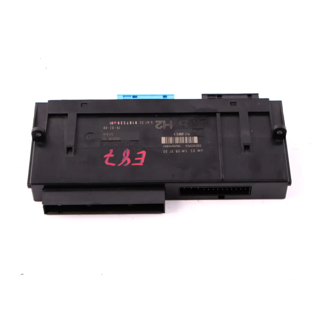 BMW E87 ECU Modulo controllo corpo H2 Scatola di giunzione PL2 JBBFE II - SKU 9187539-1 - Numero di parte 9187539