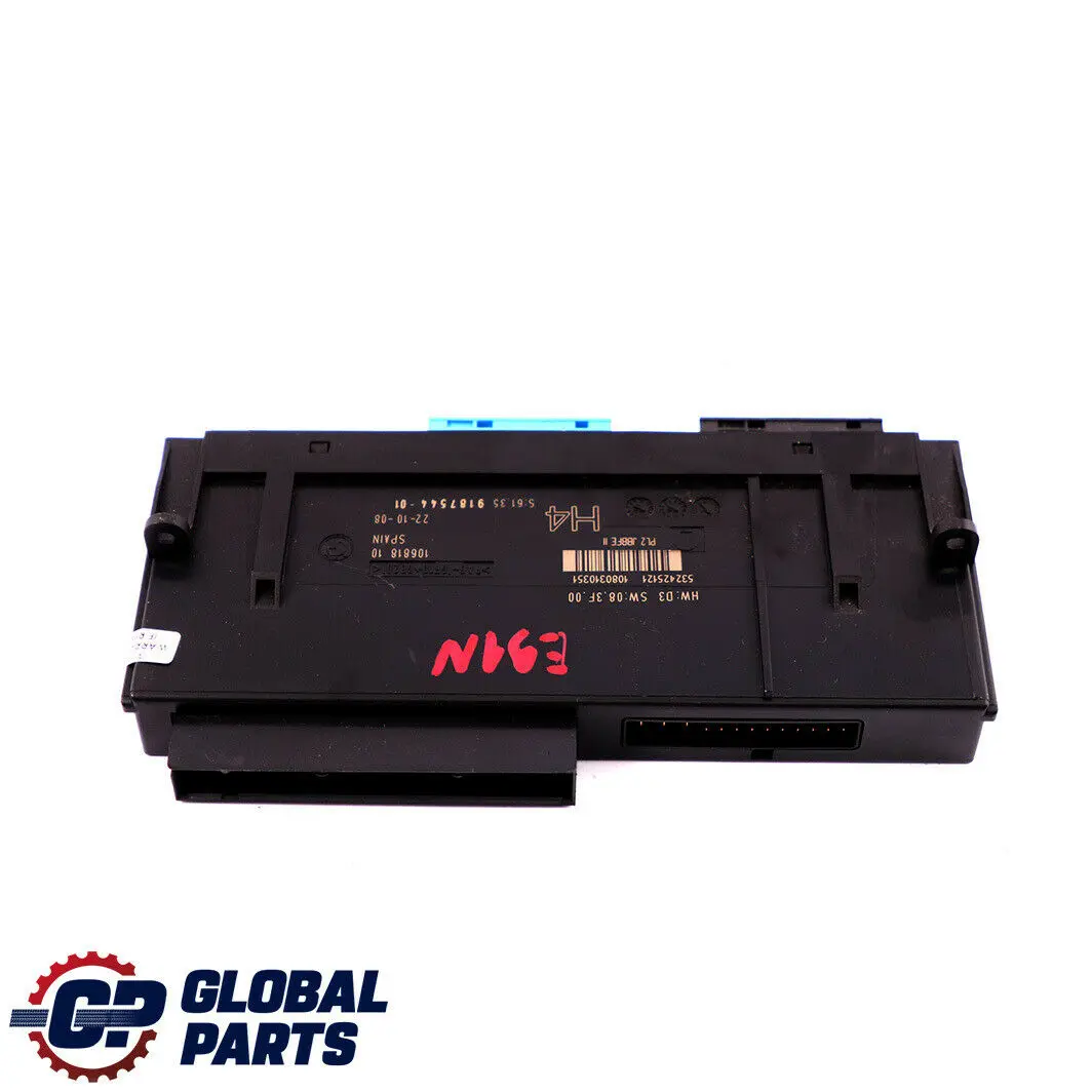 ECU Body Control Module H4 PL2 JBBFE Junction Box to BMW E91 LCI with Part number 9187544 BMW E91 LCI ECU Body Control Module H4 PL2 JBBFE Junction Box - SKU 9187544 - Part number 9187544