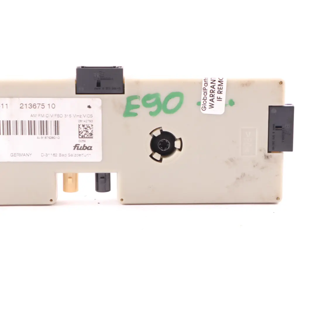  Amplificador de Antena BMW E82 E90 E92 Aerial Diversity Unit 315 MHZ - SKU 9187638 - Número de pieza 9187638