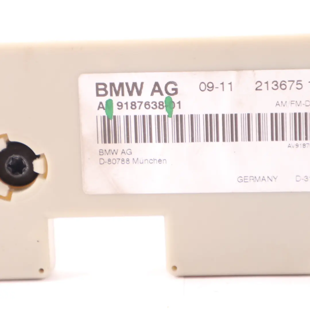 Amplificador de Antena BMW E82 E90 E92 Aerial Diversity Unit 315 MHZ para con número de pieza 9187638 Amplificador de Antena BMW E82 E90 E92 Aerial Diversity Unit 315 MHZ - SKU 9187638 - Número de pieza 9187638