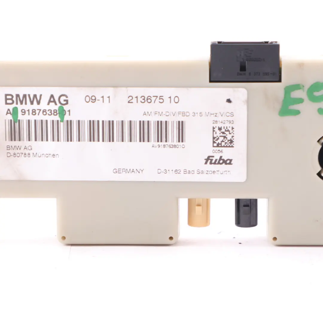 Wzmacniacz Antenowy Anteny 315 MHZ do BMW E82 E90 E92 o numerze 9187638 BMW E82 E90 E92 Wzmacniacz Antenowy Anteny 315 MHZ - SKU 9187638 - Numer Części 9187638