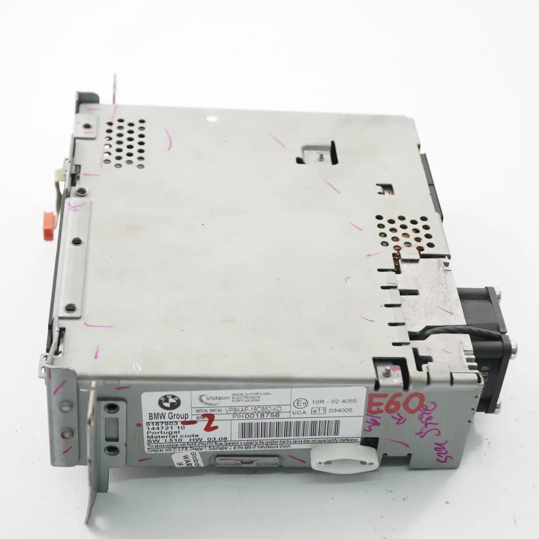 CD Player BMW E60 E61 LCI E63 E64 Radio Stereo CHAMP Business Head Unit - SKU 9187903-2 - Part number 9187903