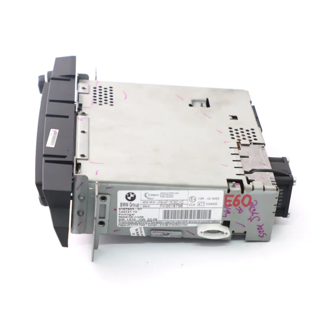 Player BMW E60 E61 LCI E63 E64 Radio Stereo CHAMP Business Head Unit CD - SKU 9187903 - Part number 9187903