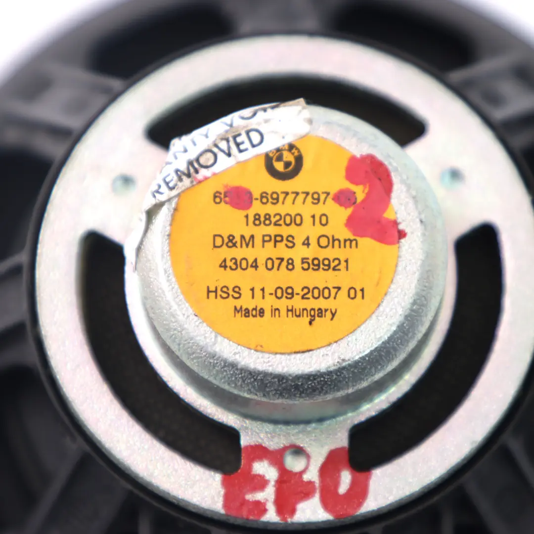 BMW X5 X6 E70 E71 Głośnik Audio Hi-Fi Stereo Logic7 L7 6977797 - SKU 9188330-2 - Numer Części 9188330