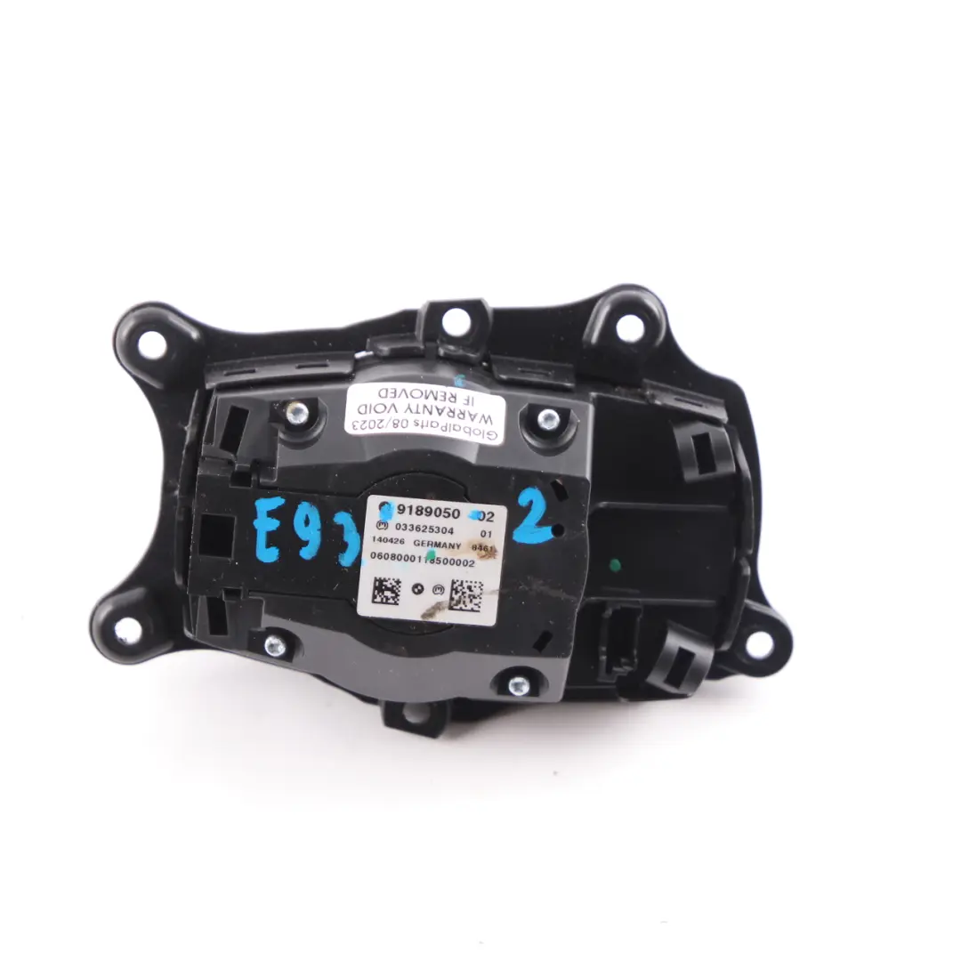  iDrive Controller BMW E92 E93 CIC Radio Control Knob Joystick Button - SKU 9189050-2 - Part number 9189050