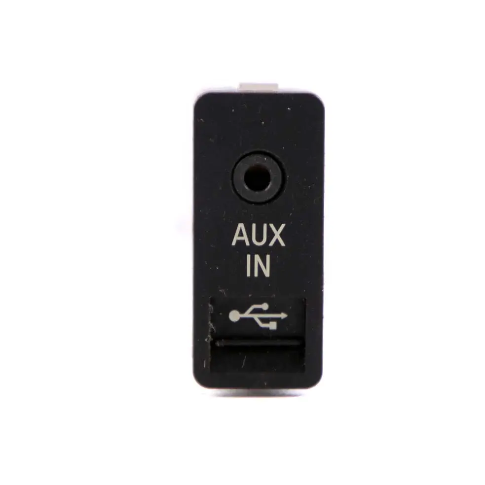 USB AUX In Socket Port Plug to BMW 1 3 5 Series E60 E61 E81 E87 E90 E91 with Part number 9189175 BMW 1 3 5 Series E60 E61 E81 E87 E90 E91 USB AUX In Socket Port Plug - SKU 9189175 - Part number 9189175