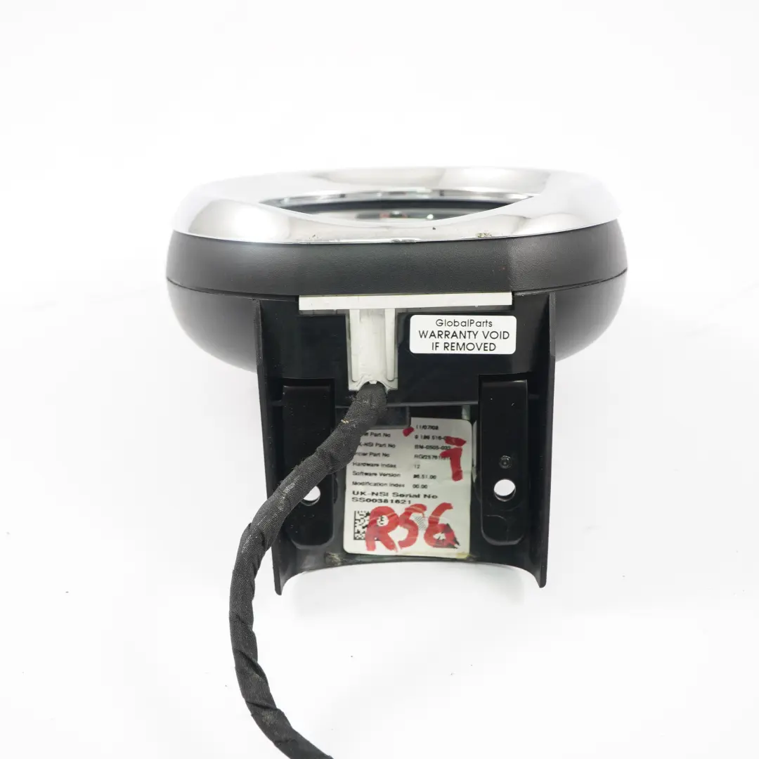 Drehzahlmesser Brillant Silver für Mini Cooper One R56 R57 R59 R60 R61 mit Teilenummer 9189516 Mini Cooper One R56 R57 R59 R60 R61 Drehzahlmesser Brillant Silver - SKU 9189516-1 - Teilenummer 9189516