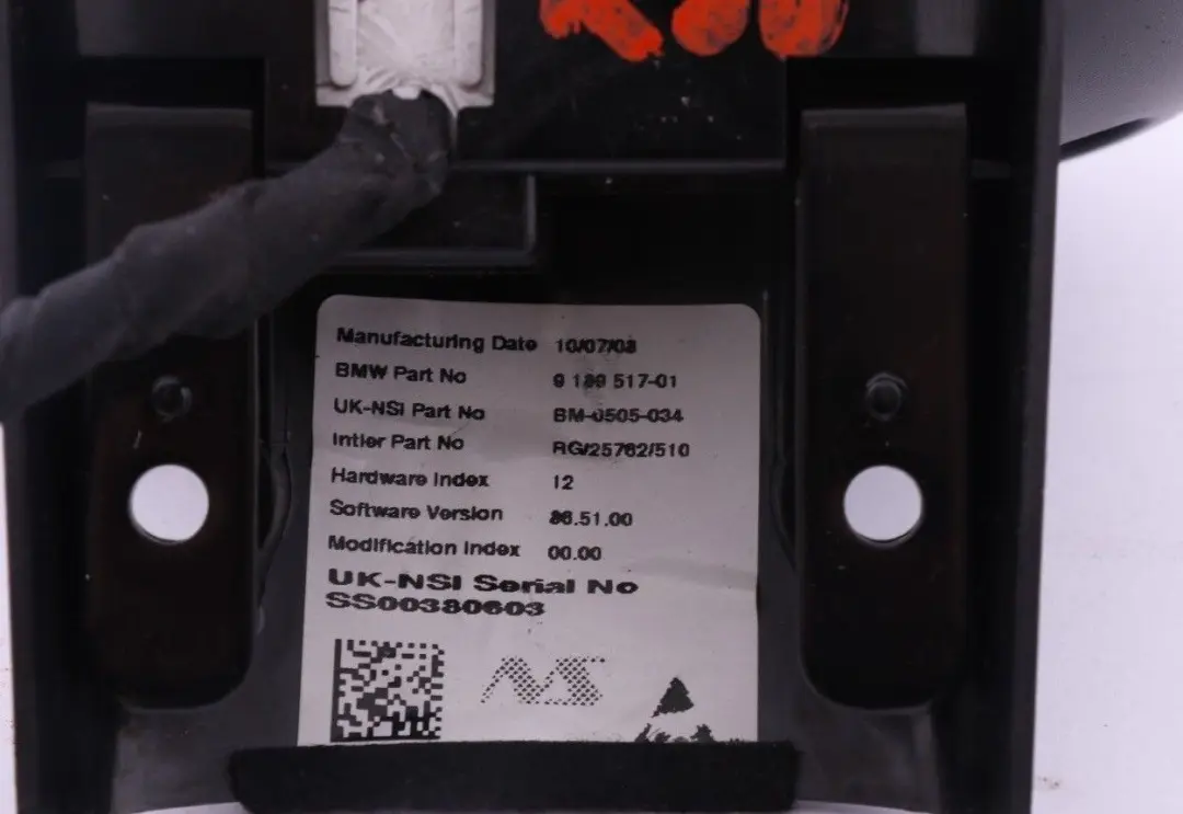 Rev Contatore Tachometro Gauge per Mini Cooper One R56 R57 R59 LCI Diesel con numero di parte 9189517 Mini Cooper One R56 R57 R59 LCI Diesel Rev Contatore Tachometro Gauge - SKU 9189517 - Numero di parte 9189517