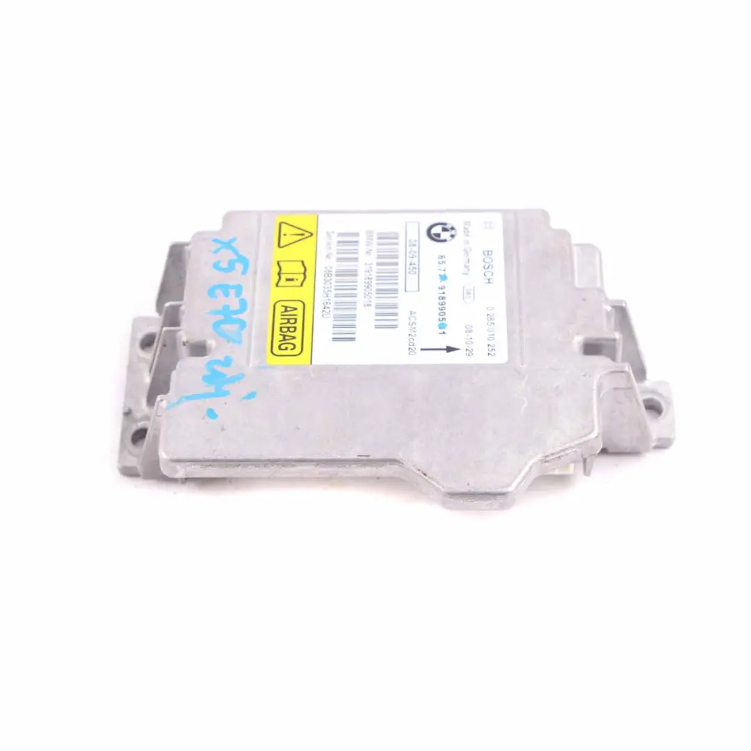 BMW X5 E70 X6 E71 Unidad Control Seguridad Módulo Aire Bolsa ECU Bosch - SKU 9189905 - Número de pieza 9189905
